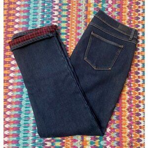 Natural Reflections Fleece-Lined Jeans for Ladies size 12